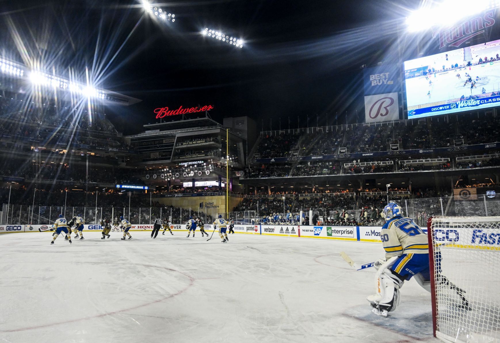 Blues and Wild face-off in Winter Classic